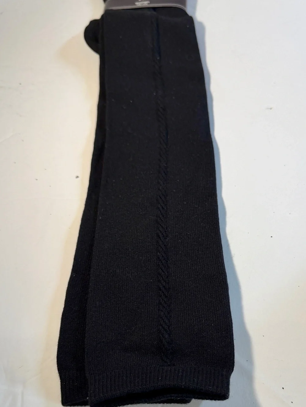 GAP Women's Black Ribbed Crew Socks